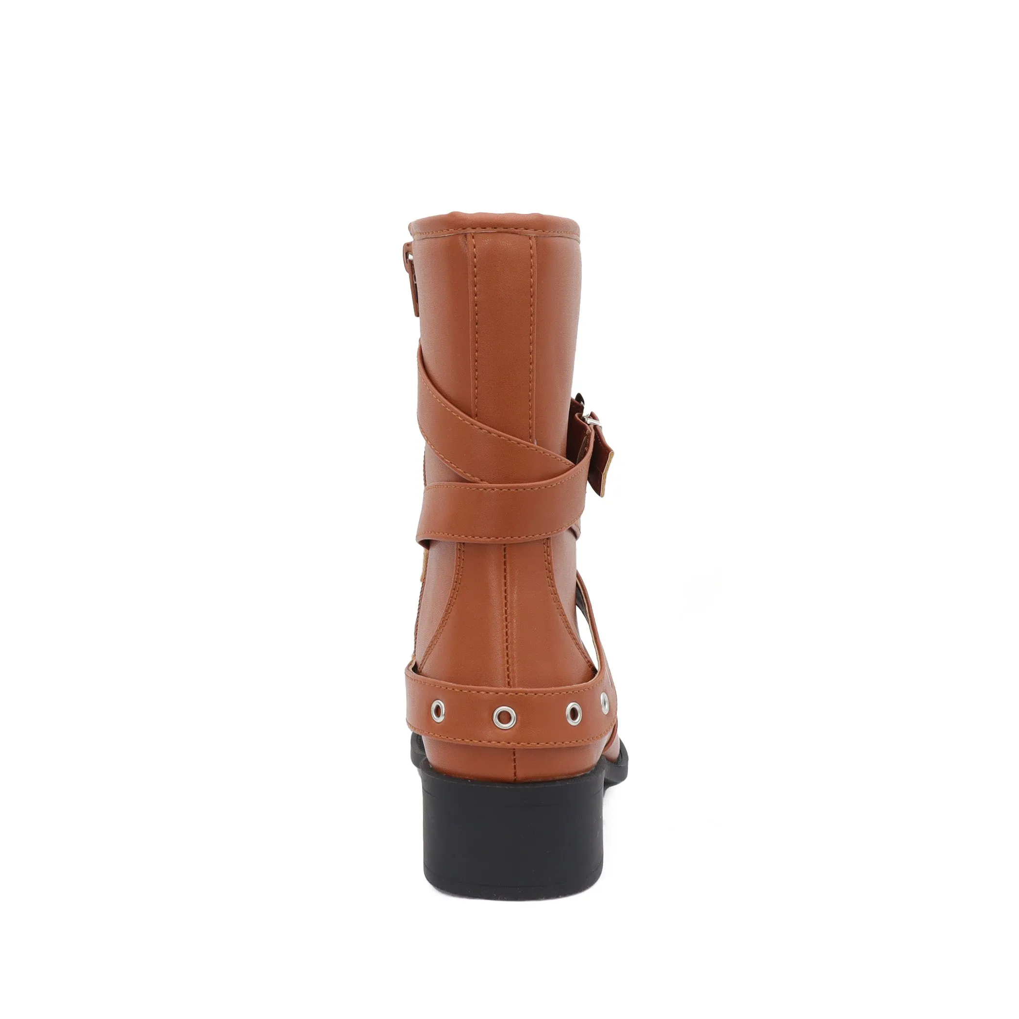 DARCY-12 Women's Strap With Buckle Riding Boot