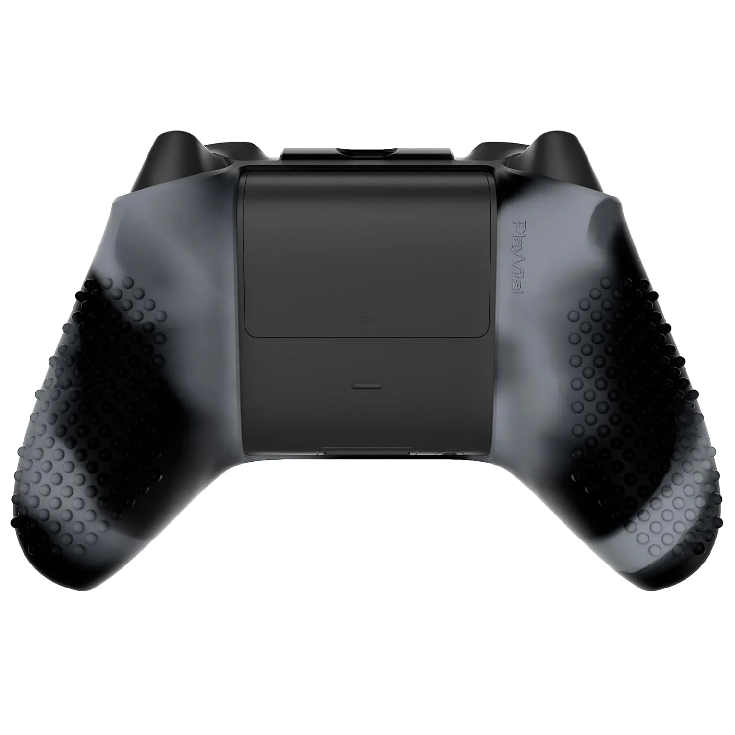 eXtremeRate PlayVital 3D Studded Edition Anti-Slip Silicone Cover Skin for Xbox Series X/S Controller, Rubber Case Protector for Xbox Core Wireless Controller with Thumb Grips - New Hope Gray & Black