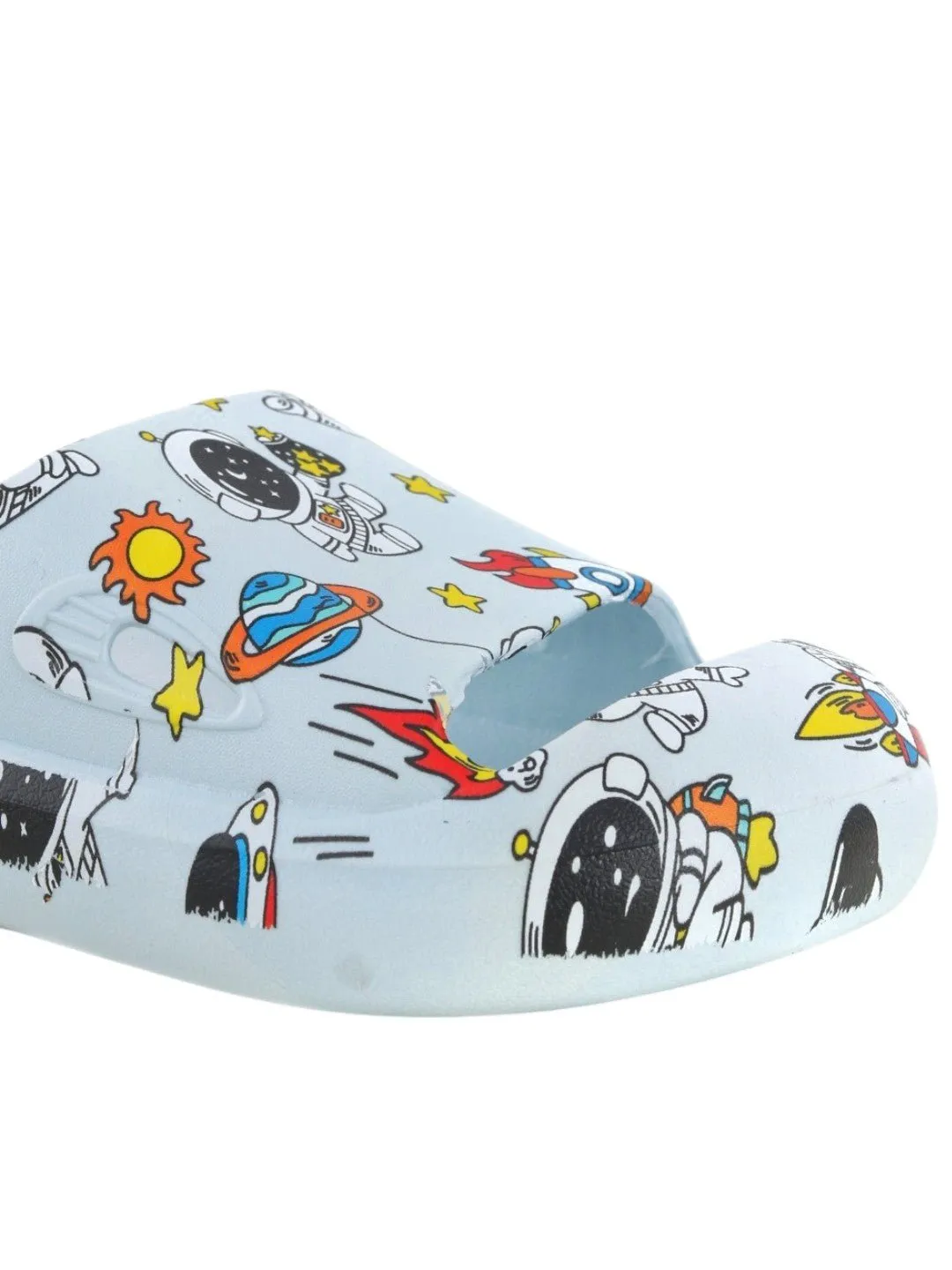 Galactic Adventure Comfort Slides - Celestial Blue