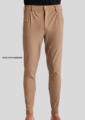 Gary Men Breeches - Kneegrip, Latte