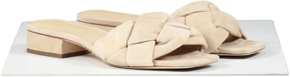 J.McLaughlin Beige Hanna Suede Mules UK 8 EU 41 👠
