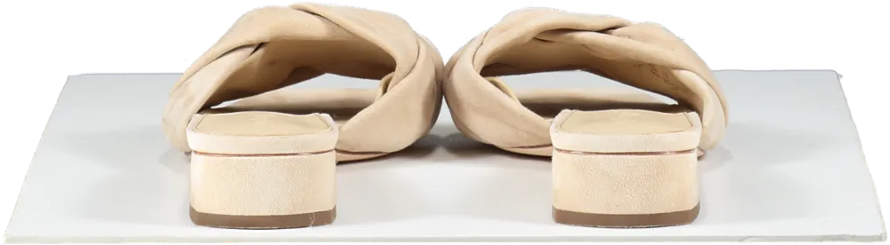 J.McLaughlin Beige Hanna Suede Mules UK 8 EU 41 👠