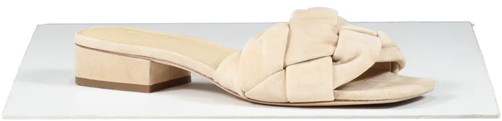 J.McLaughlin Beige Hanna Suede Mules UK 8 EU 41 👠