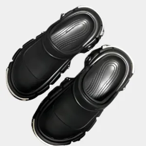 Joskaa 2024 New Chunky Heeled Black Sandals