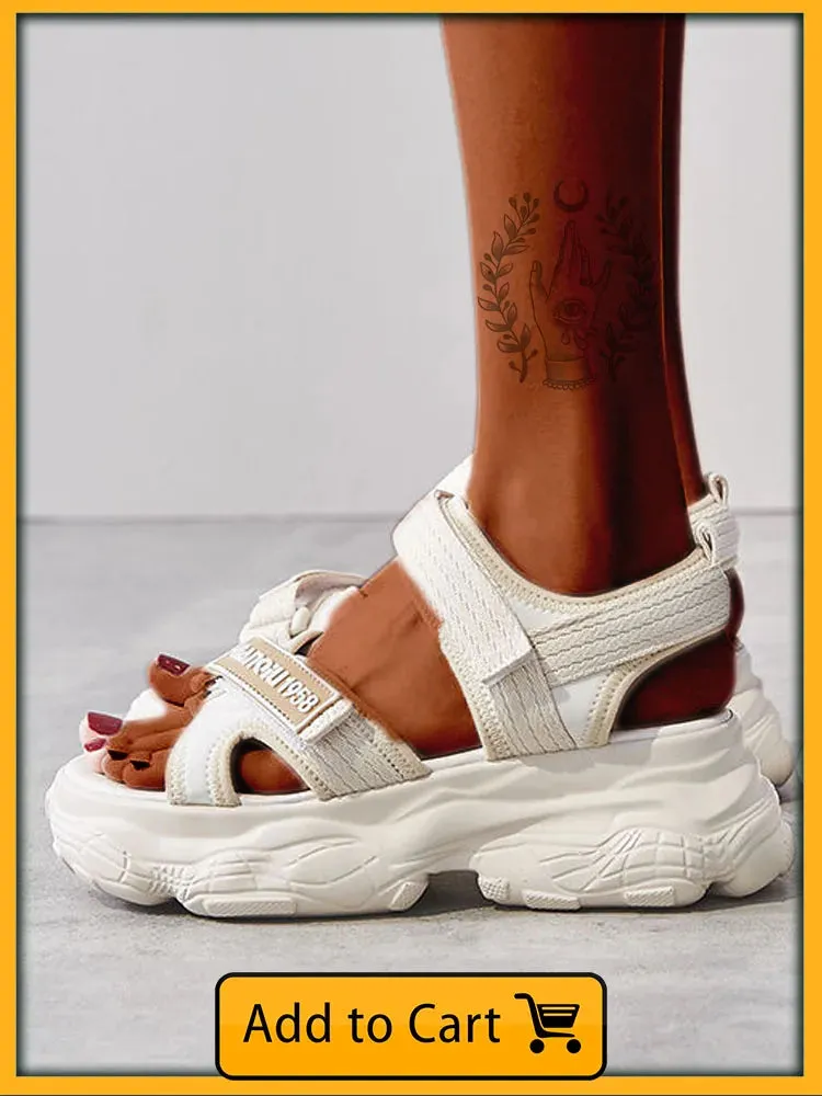 Joskaa 2024 New Cute Comfortable Chunky Sandals