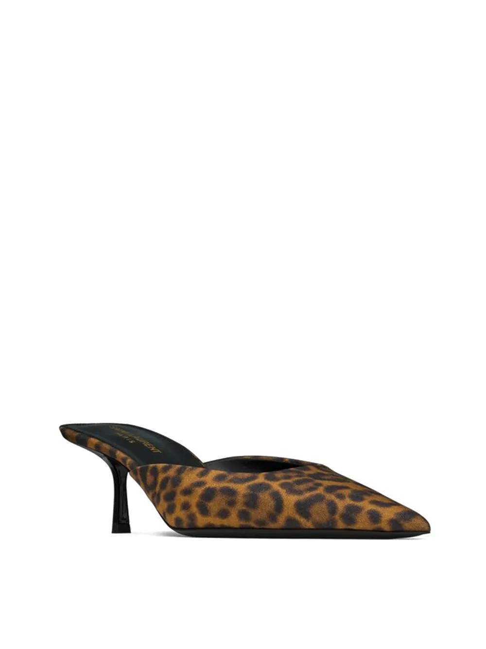 Leopard Grosgrain Barbara Mules