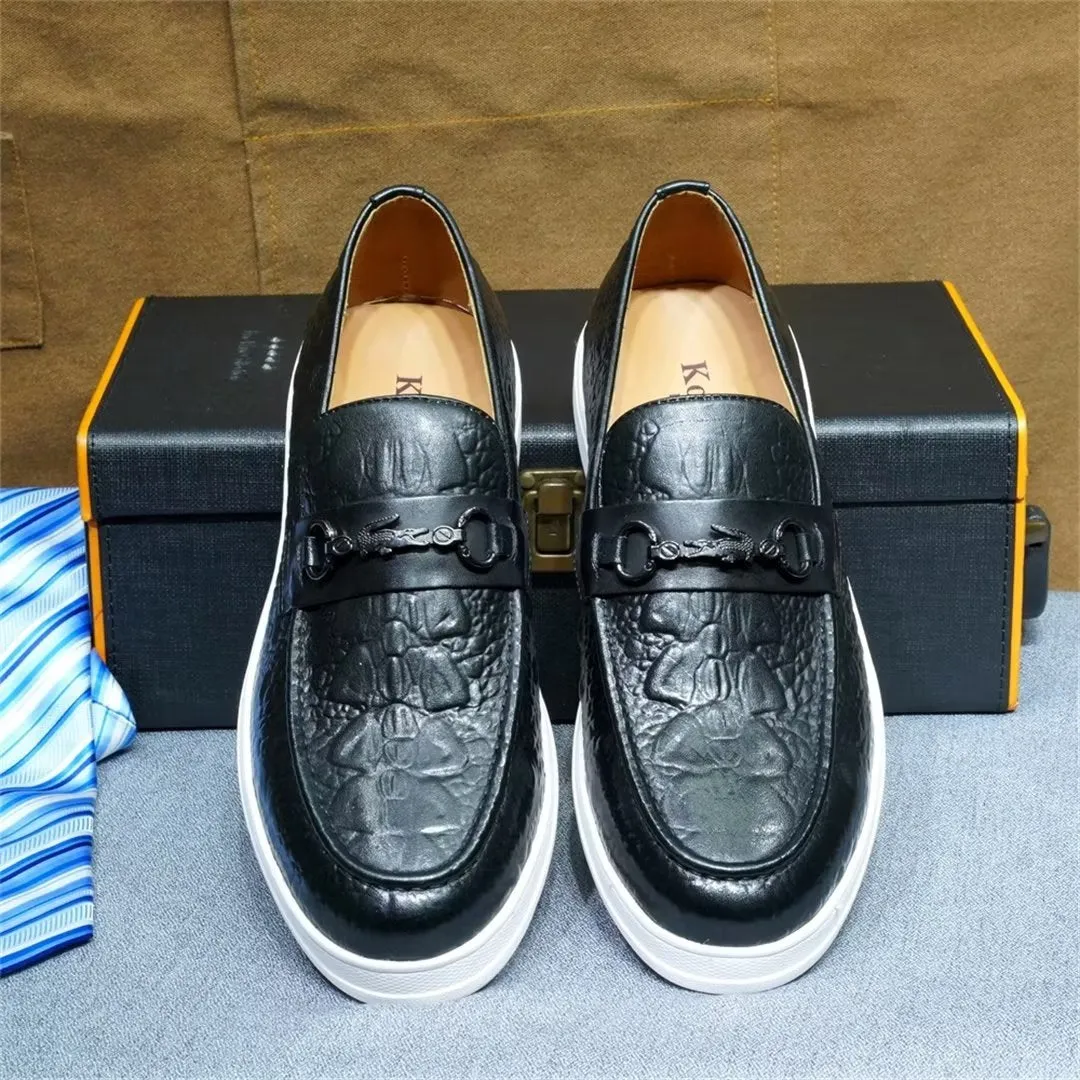 Luxalon Crocodile Slip-ons