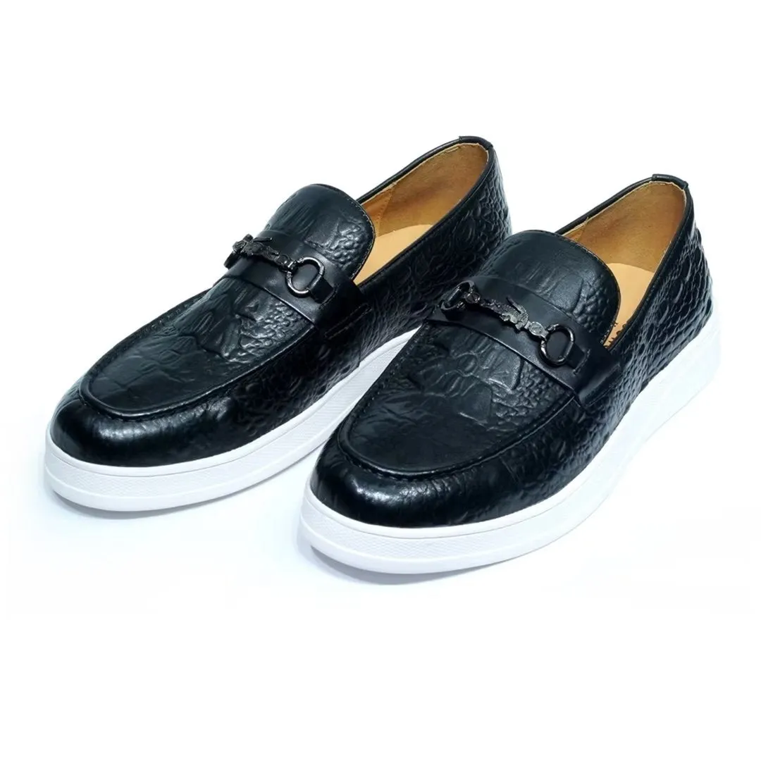Luxalon Crocodile Slip-ons