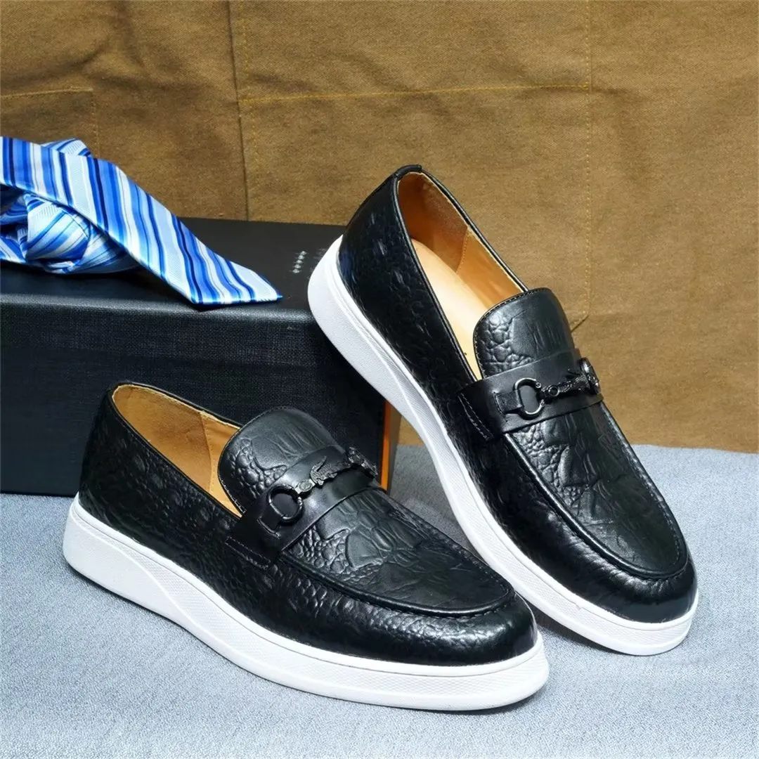 Luxalon Crocodile Slip-ons