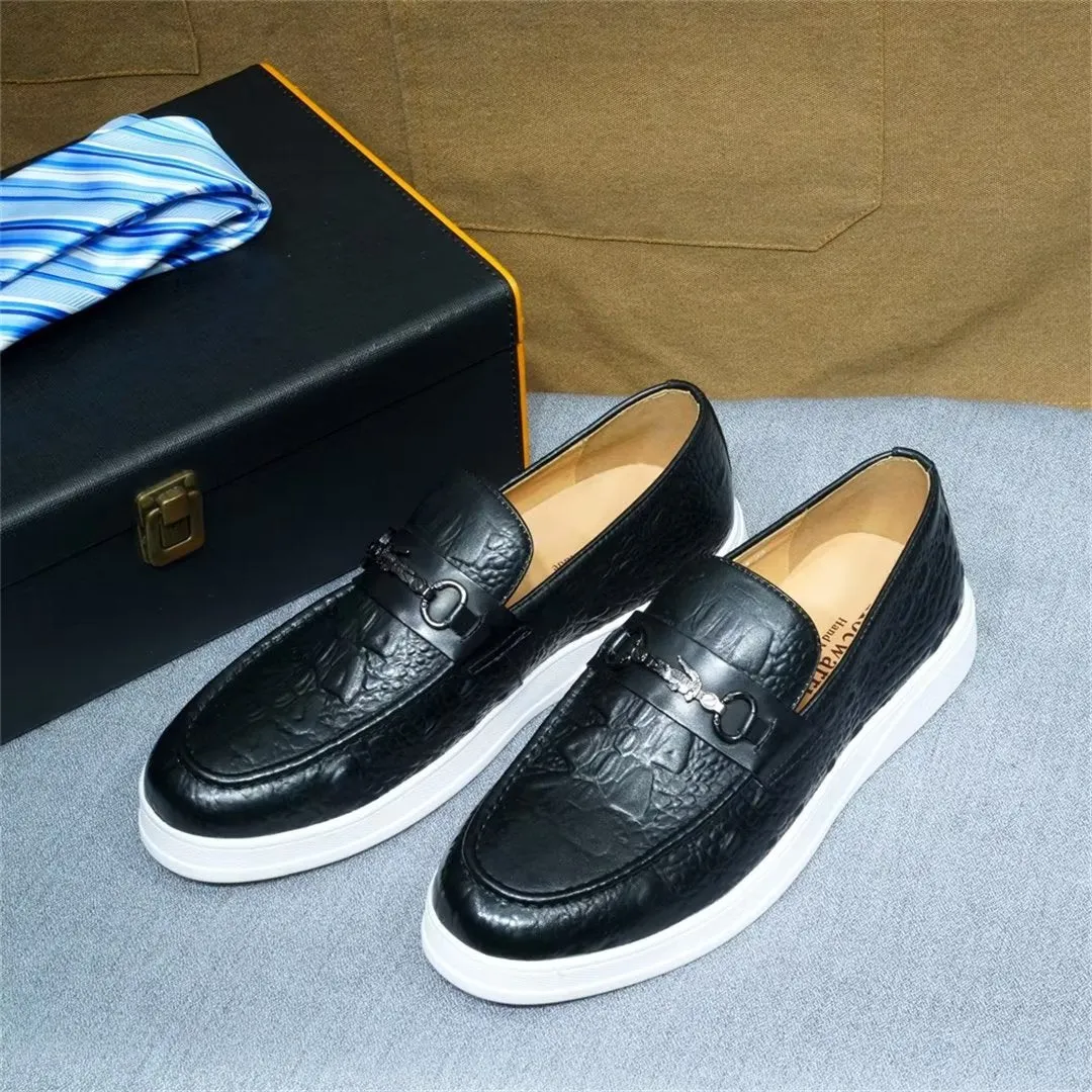 Luxalon Crocodile Slip-ons