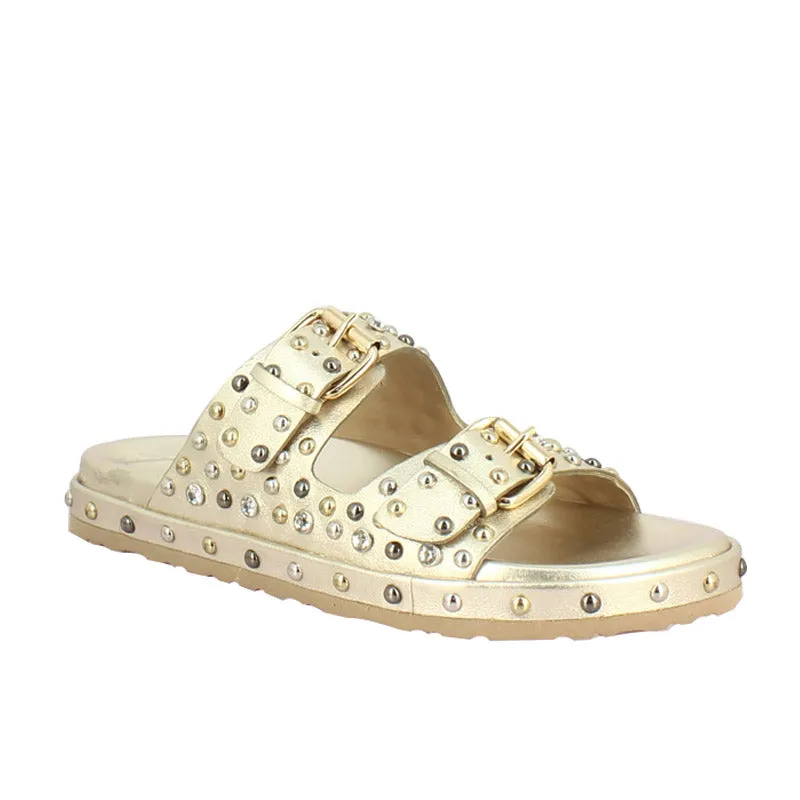 Saint G Chloe - Studded Flat Sandals