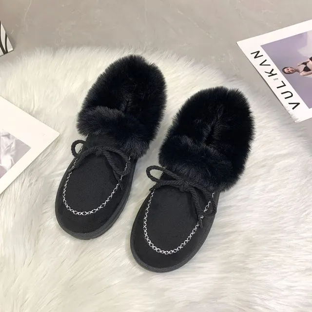 Slip On Fur Warm Shoes