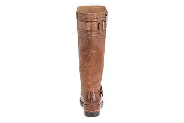 SOFFT Women's •Adama•  Riding Boot - Distressed Caramel Leather