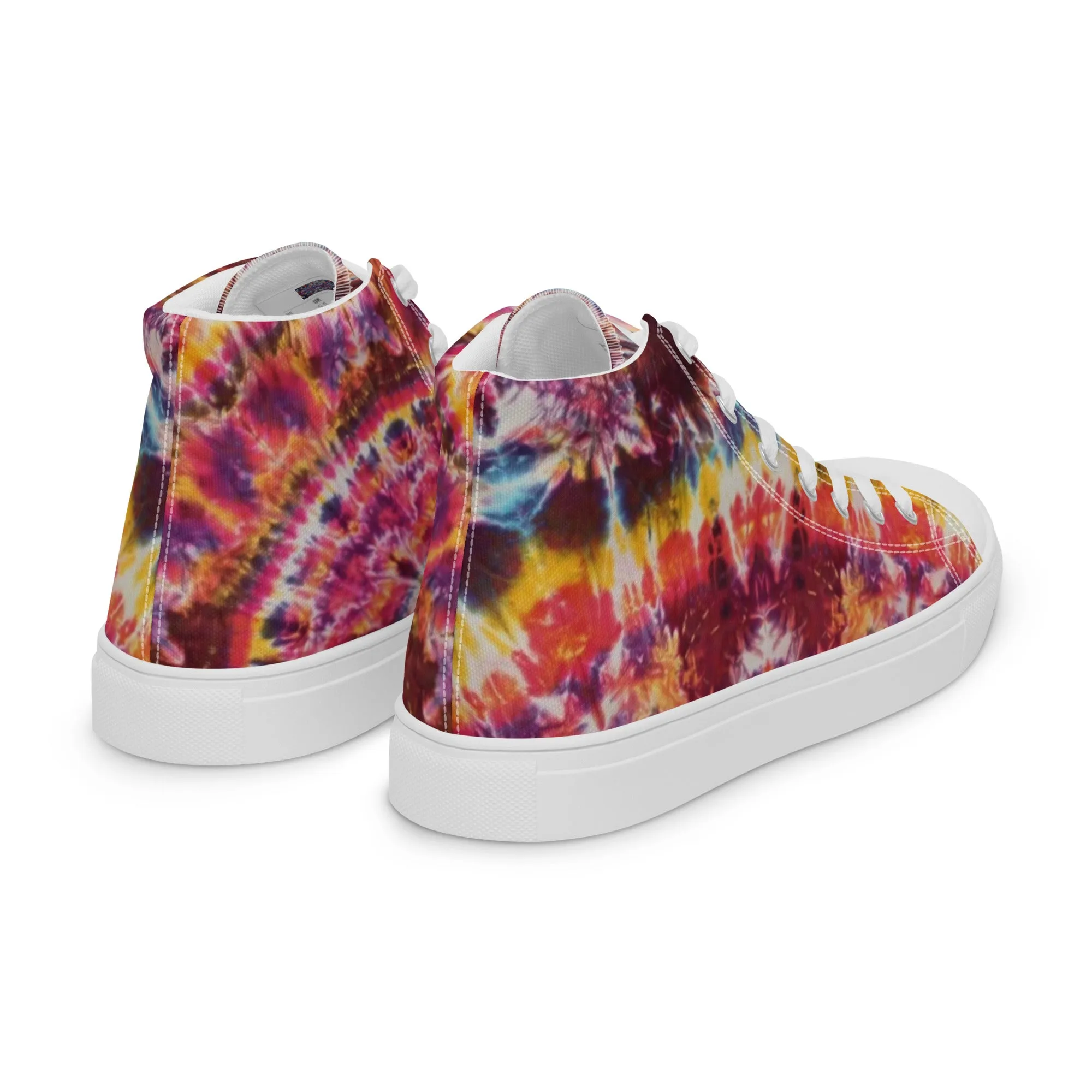 'Sunrise' Men’s high top canvas shoes