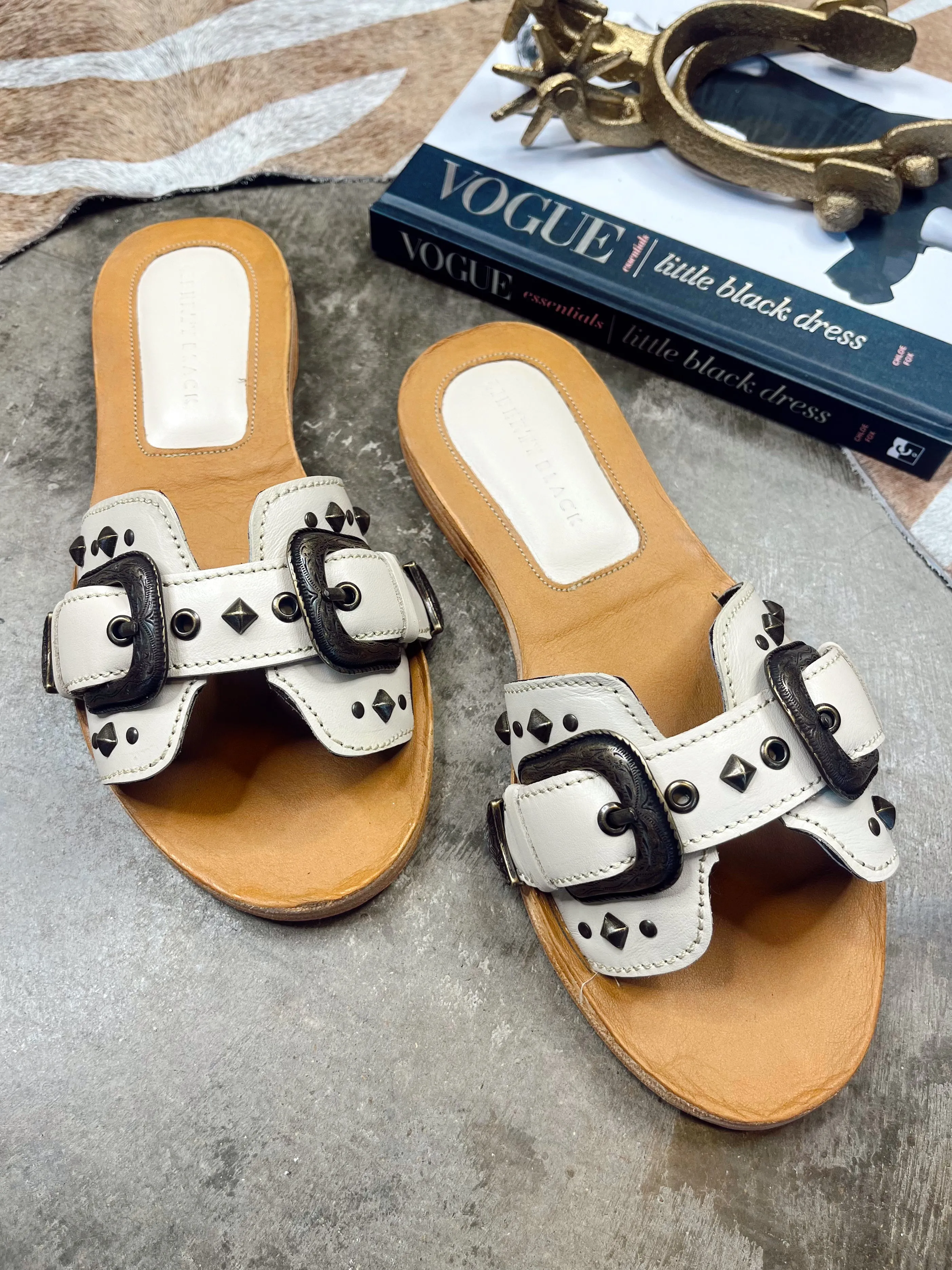 The Liberty Black Alina Missouri Bone Sandals