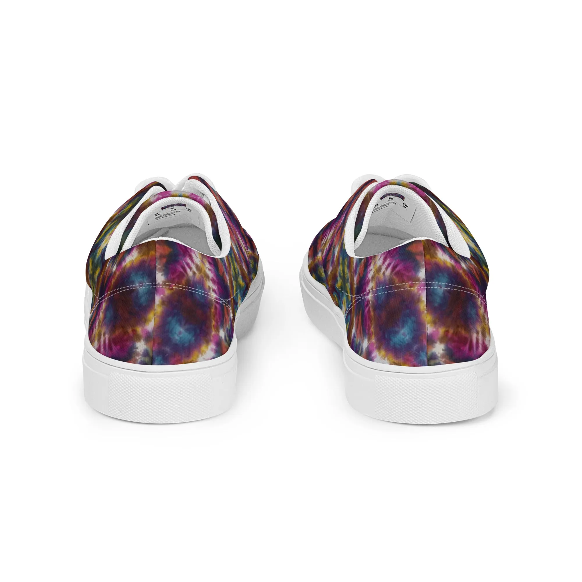 'The Ripple Effect' Men’s lace-up canvas shoes