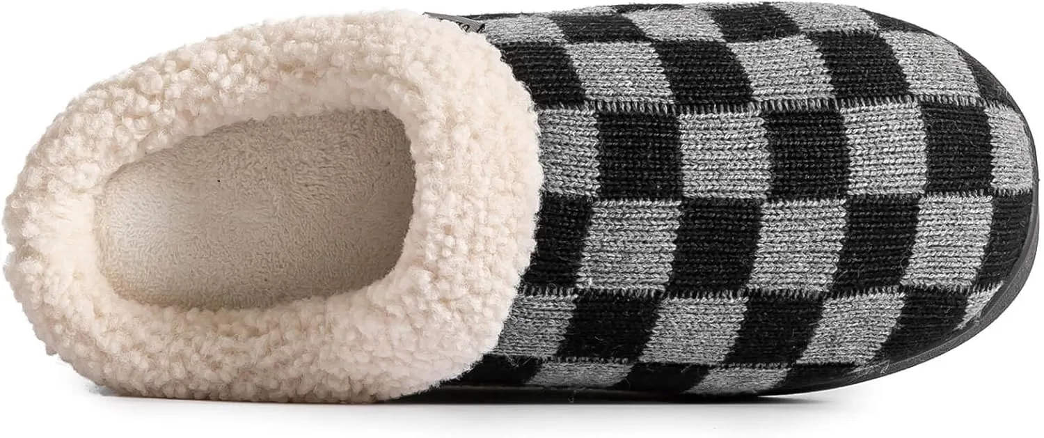 UBFEN Mens Slippers for Indoor Bedroom Memory Foam House Shoes Lightweight Slip On Outdoor Slipper