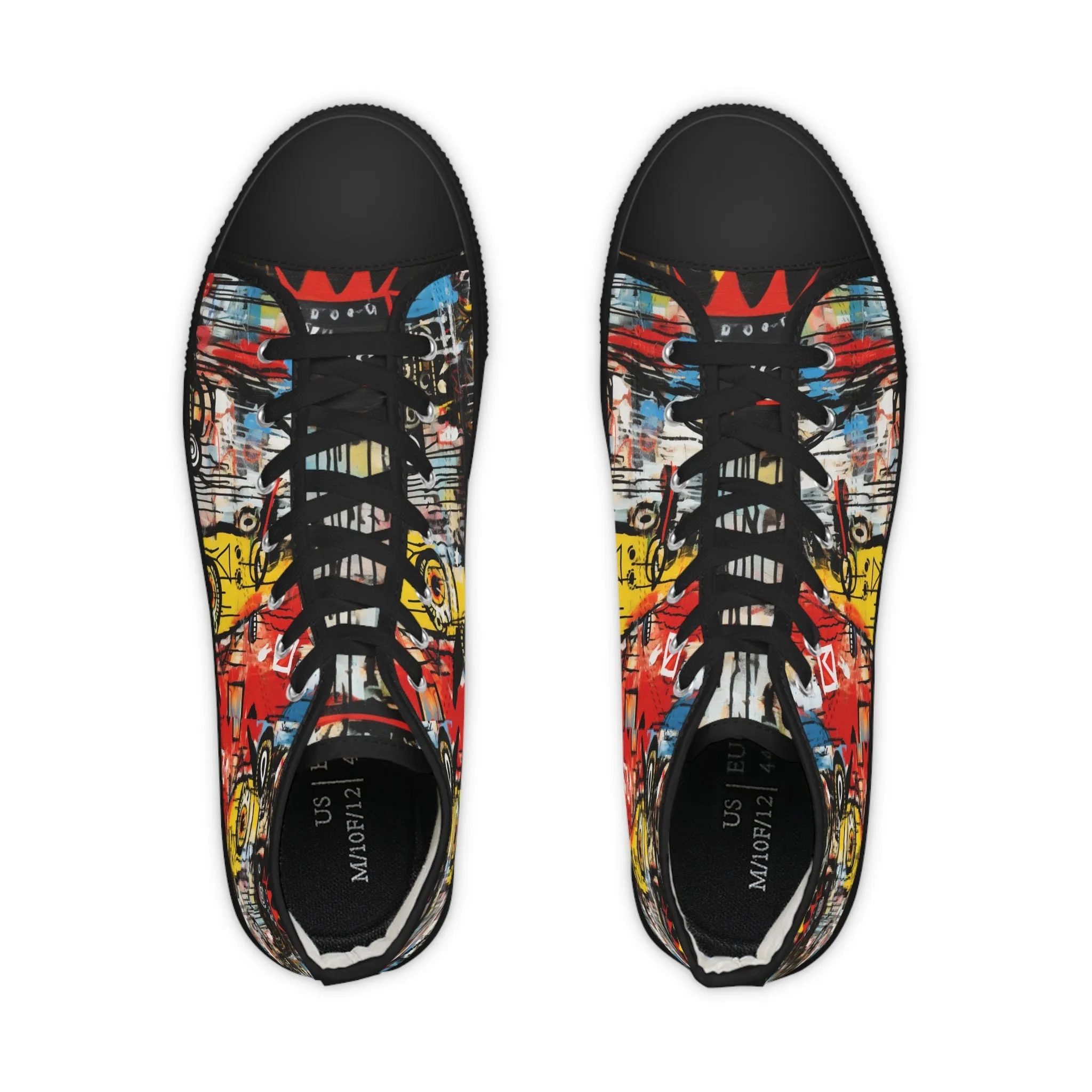 Urban Vibes - Men's High-Top Sneakers