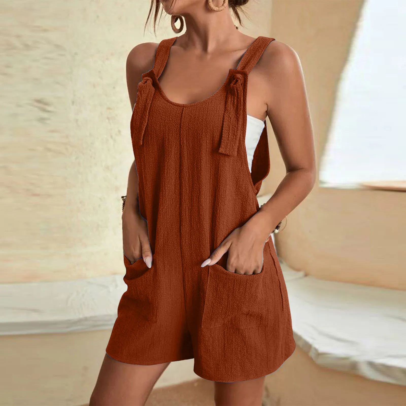 Women’s Summer Suspender Jumpsuit
